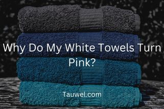 white towel pink