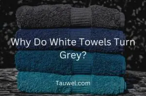 Grey white towels