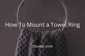 Mounting a towel ring