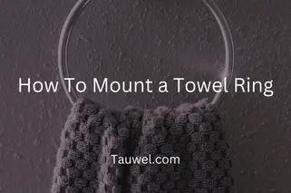 Mounting a towel ring